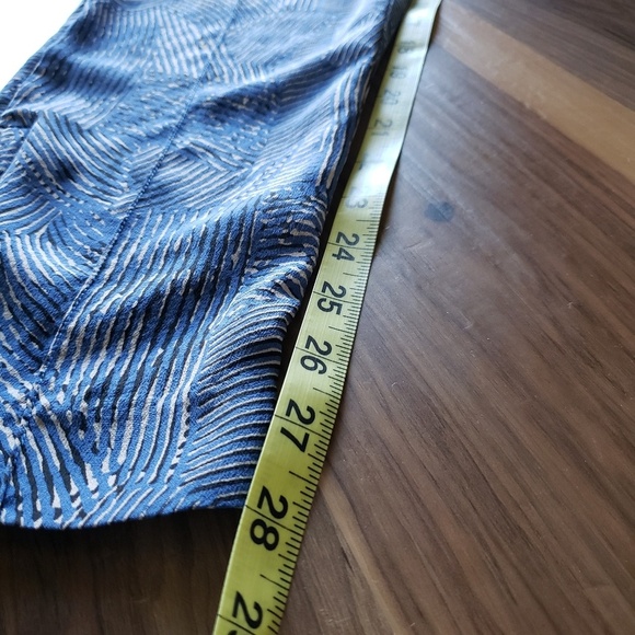 Rachel Zoe Silk Blue, White, and Black Pant. - Picture 2 of 7